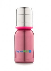 OrganicKidz stainless-steel baby bottle