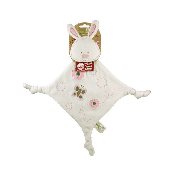  Pink Bunny Teething Blanket