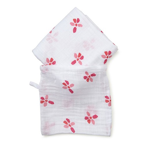 Aden + Anais Organic Muslin Wrap - Bloom