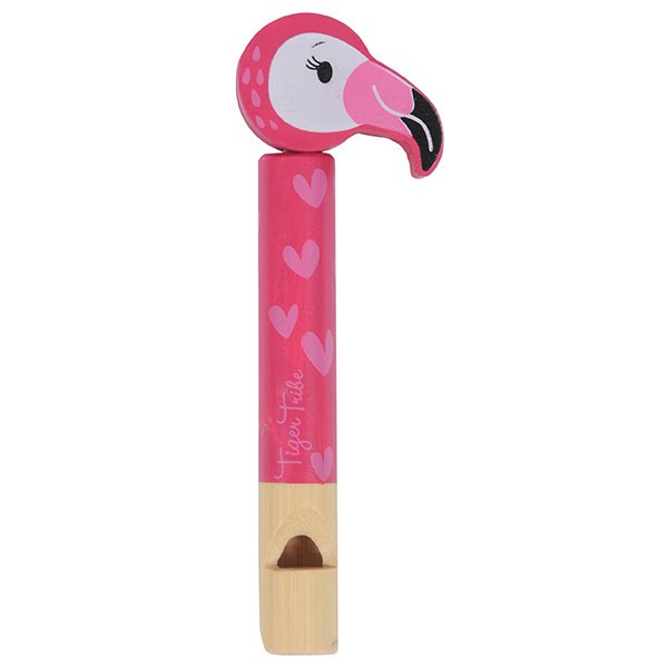 Bamboo Animal Whistle - Flamingo
