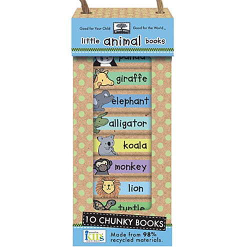 Green Start Book Tower - Little Animal