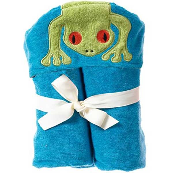 Kids Hooded Towel - Silly Frog