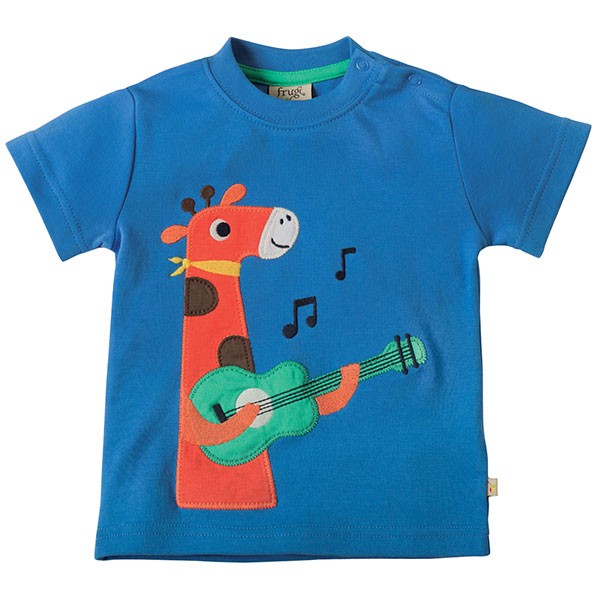 Frugi Organic Musical Giraffe T-Shirt 