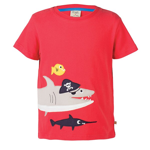 Frugi Organic Shark T-Shirt