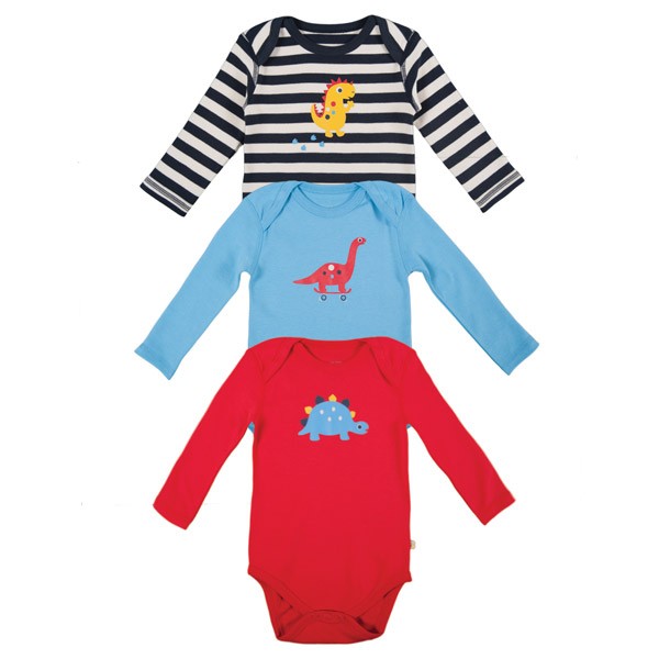 Dinosaurs Organic Bodysuits 