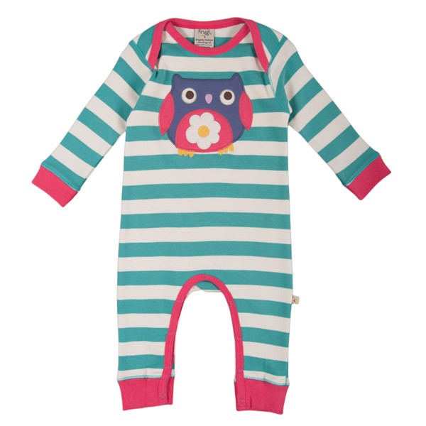 Organic Cotton Owl Romper