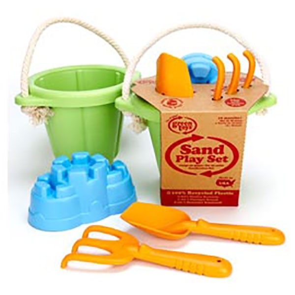 green toys bucket and spade