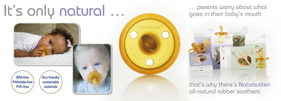 Natursutten natural rubber pacifiers