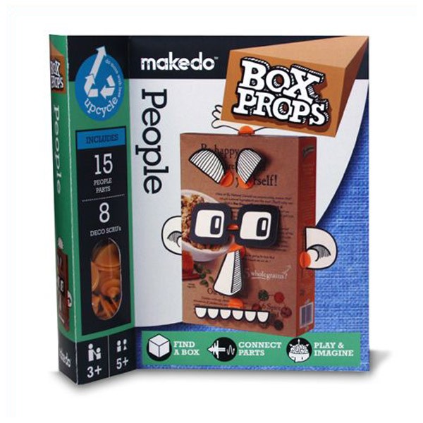 Makedo Box Props People Faces