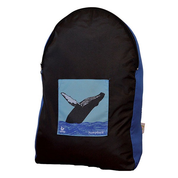 Backpack - Onya - Black/Teal Whale
