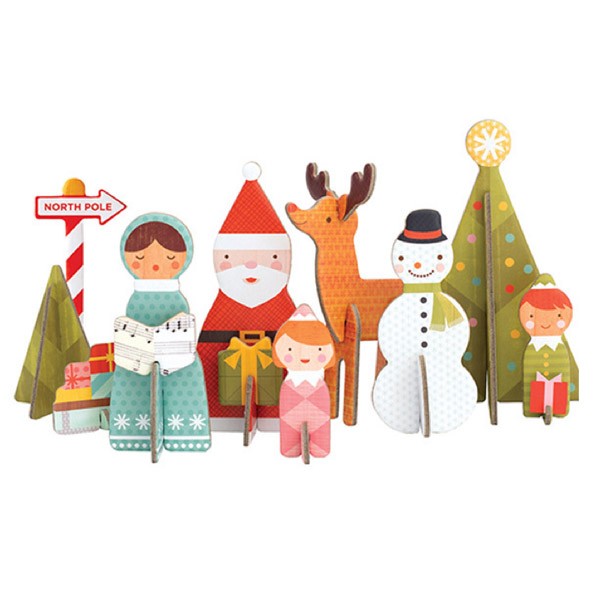 Petite Collage Pop-Out Christmas