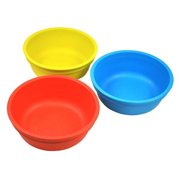 Re-Play Bowls (3-Pack) Blue, Red, Yellow