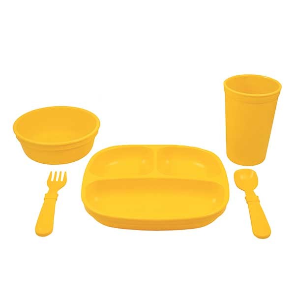 Re-Play Dinnerset - Sunny Yellow
