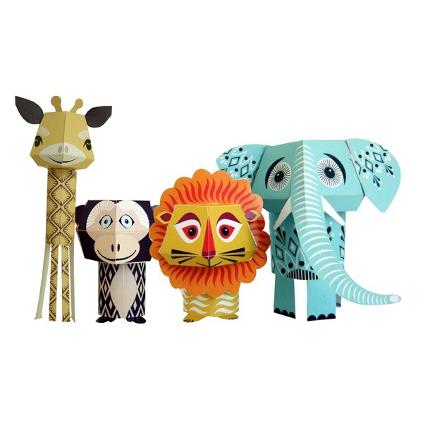 Recycled Paper Animals – The Wild Bunch
