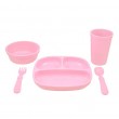 RePlay Toddler Dinner Set - Baby Pink