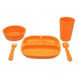 RePlay Toddler Dinner Set - Orange
