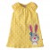 Frugi Little Lola Dress - Yellow Polka Rabbit