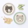 Bamboo 4pk Plates - Mama and Papa Bear