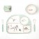 Bamboo 5-piece Dinnerware set – Dinosaur Feast