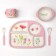 Bamboo 5-piece Dinnerware set – Fairy Garden