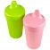 Re-Play Spill-proof Cups 2-pack (green & pink)