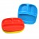 Replay plates 3-pack sky blue, red, yellow