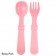 RePlay Utensils - Fork & Spoon Baby Pink