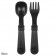 RePlay Utensils - Fork & Spoon Black