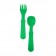 Re-Play Fork & Spoon - Kelly Green