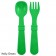 RePlay Utensils - Fork & Spoon Kelly Green