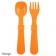 RePlay Utensils - Fork & Spoon Orange