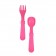 Re-Play Fork & Spoon - Bright Pink