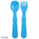 RePlay Utensils - Fork & Spoon Sky Blue