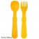 RePlay Utensils - Fork & Spoon Sunny Yellow
