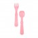 Re-Play Fork & Spoon - Baby Pink