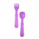 Re-Play Fork & Spoon - Purple
